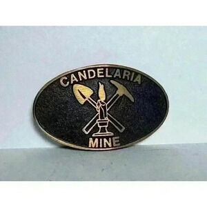 CANDELARIA PARTNERS MINE Solid Brass Metal Belt Buckle Dynabuckle